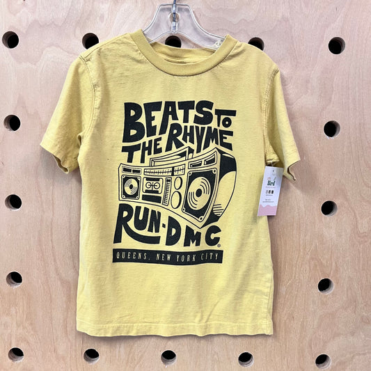 Yellow Run DMC Beats Tee