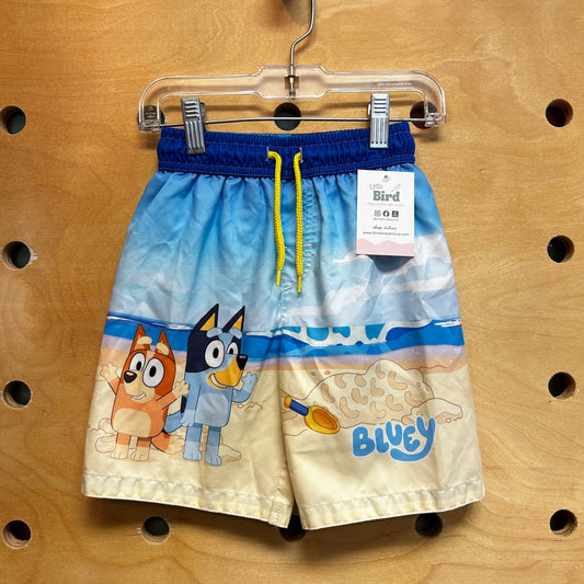 Beachy Bluey & Bingo Swim Shorts