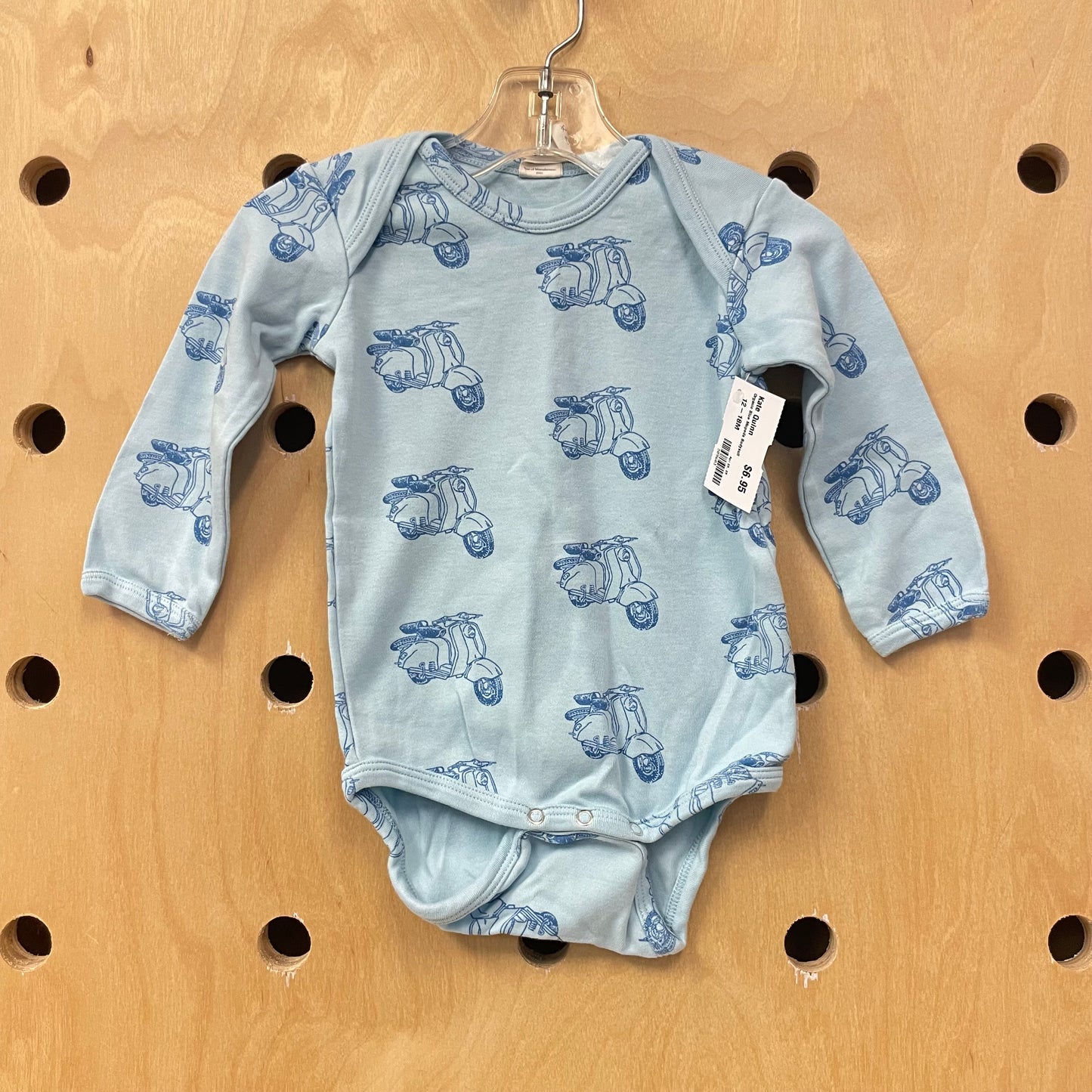 Organic Blue Mopeds Bodysuit