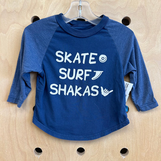 Skate Surf Shakas LS Tee