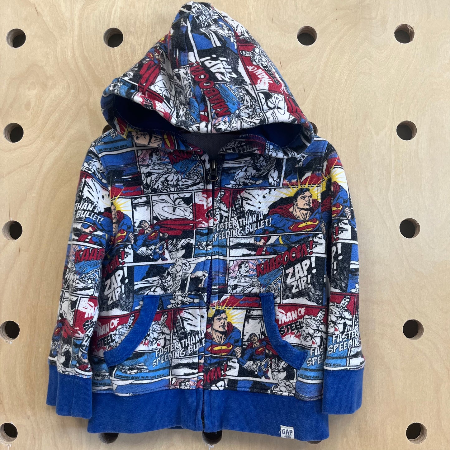 Superman Comics Zip Hoodie