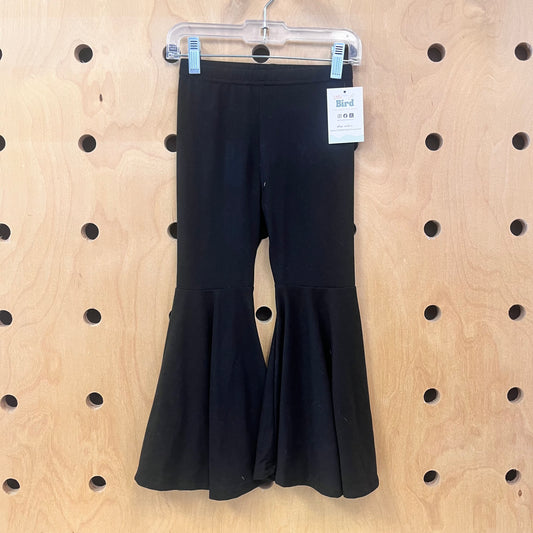 Black Bell Bottom Leggings