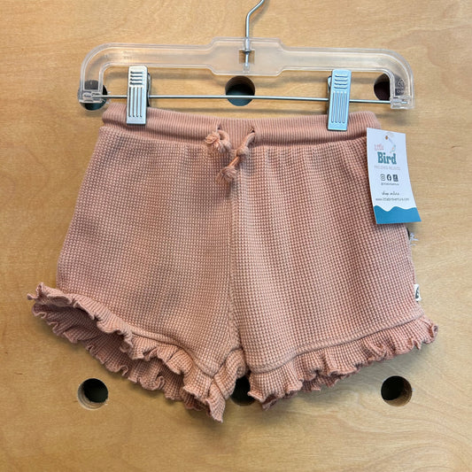 Organic Peach Waffle Knit Shorts