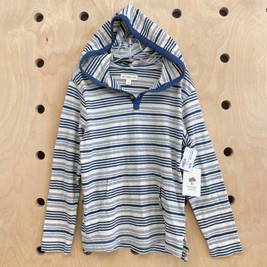 Blue & Gray Hooded Long-Sleeve NEW!