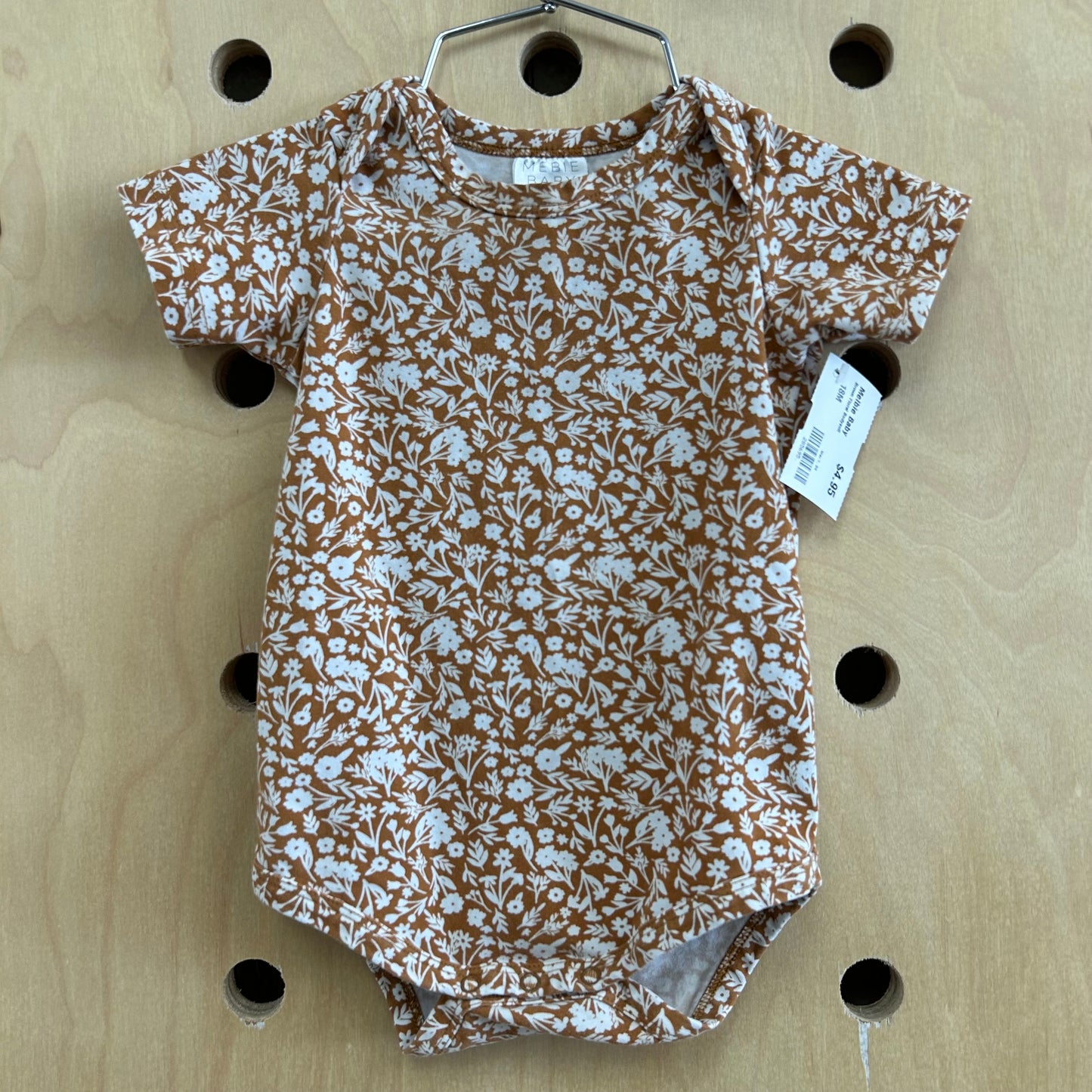 Brown Floral Bodysuit