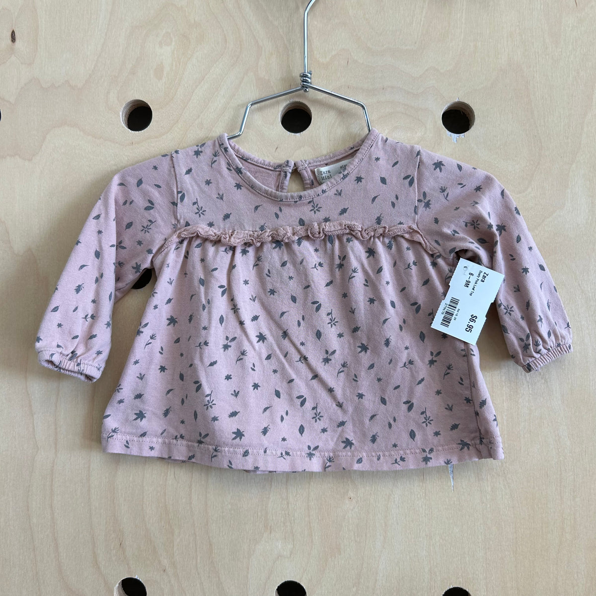 Dusty Pink Leaf Top