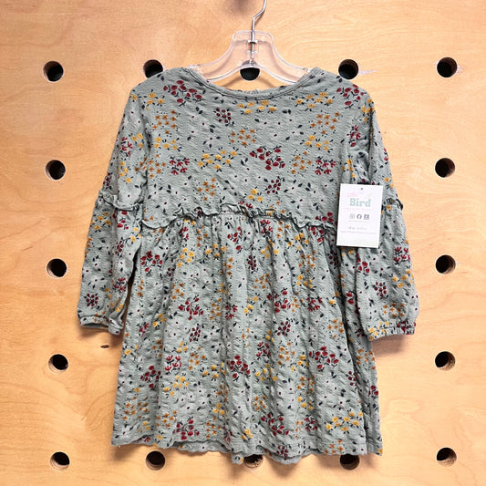 Blue Floral Orgaanic Dress