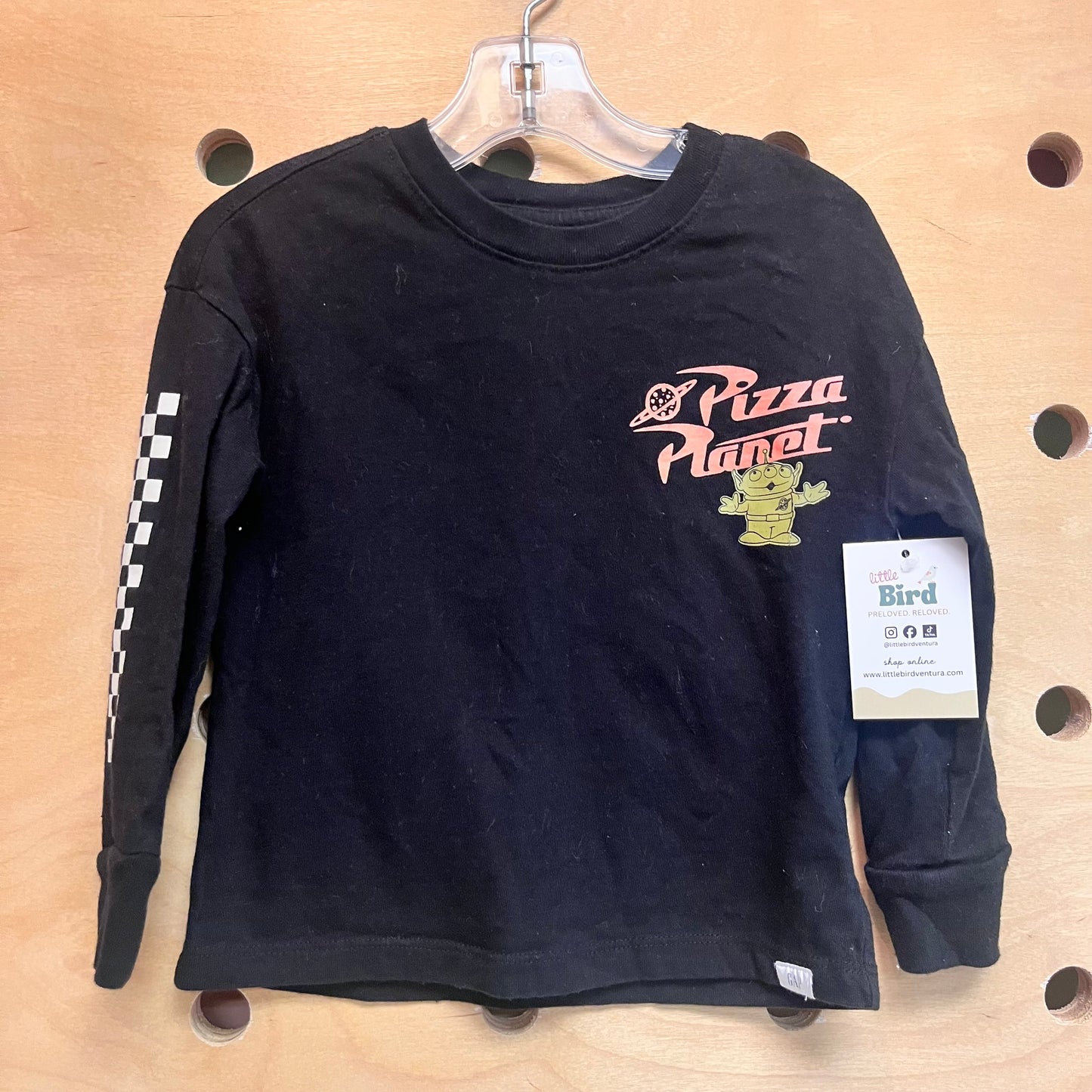 Black Pizza Planet Tee