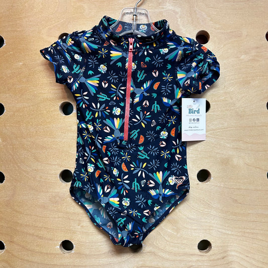 Navy Desert Flora & Fauna Swimsuit
