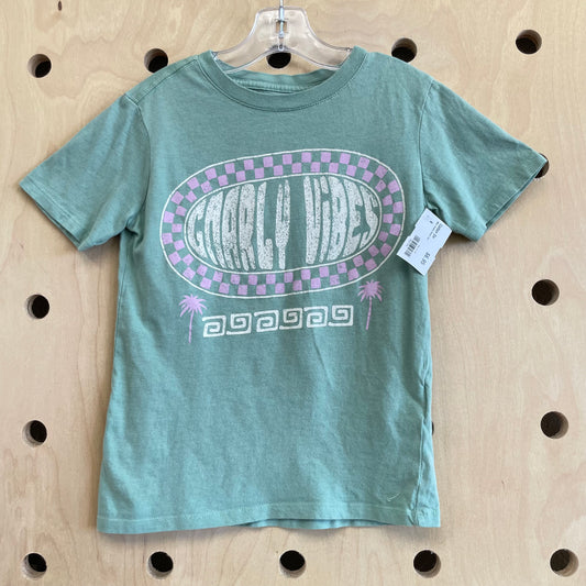 Mint Gnarly Vibes Tee