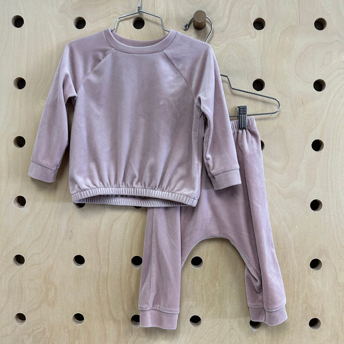 Pink Velour Outfit