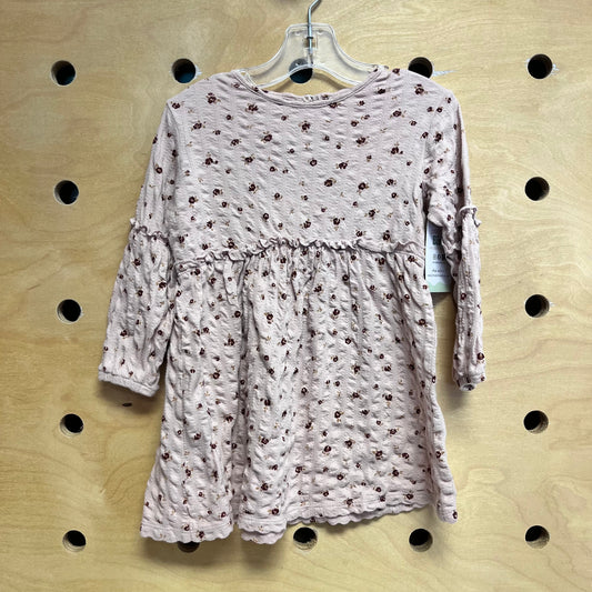 Pink Floral Organic Dress
