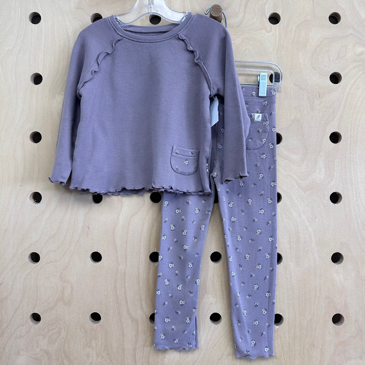 Lavender Floral Thermal Outfit