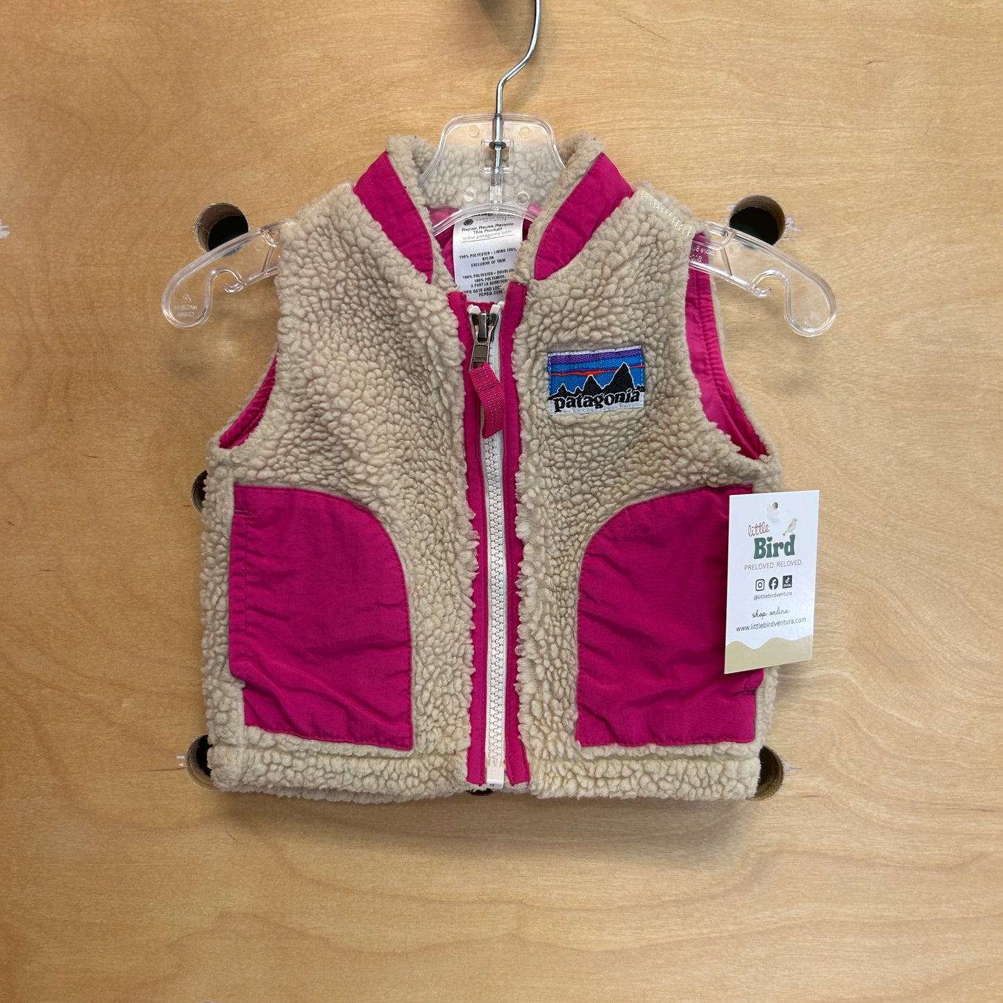 Retro X Vest Hot Pink