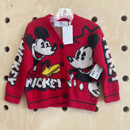 Red Mickey Cardigan NEW!