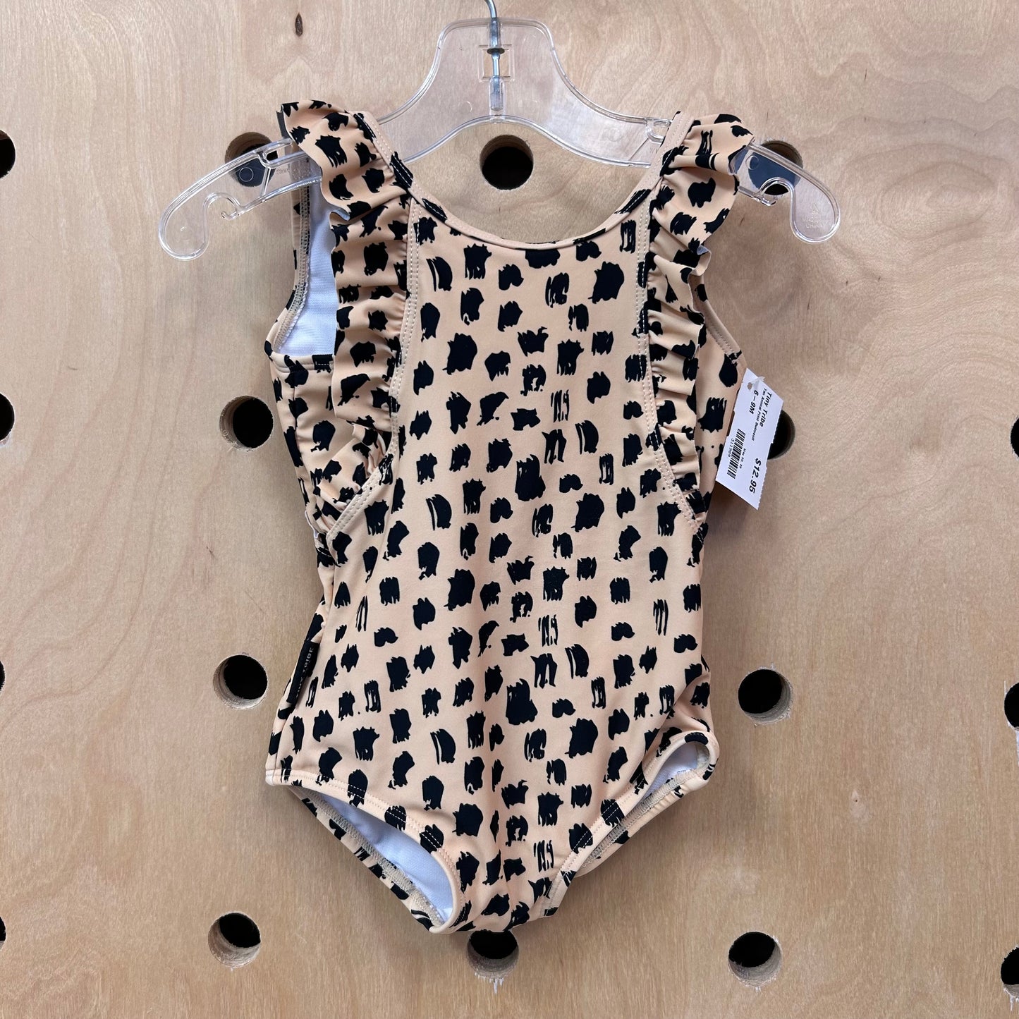 Tan Animal Print Swimsuit