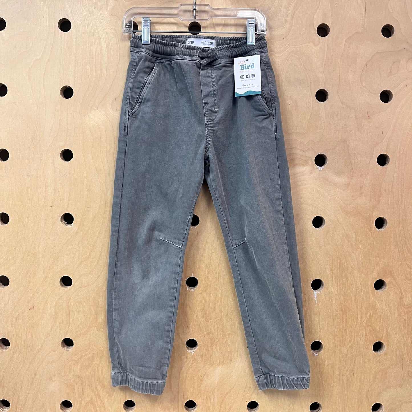 Grey Drawstring Pants