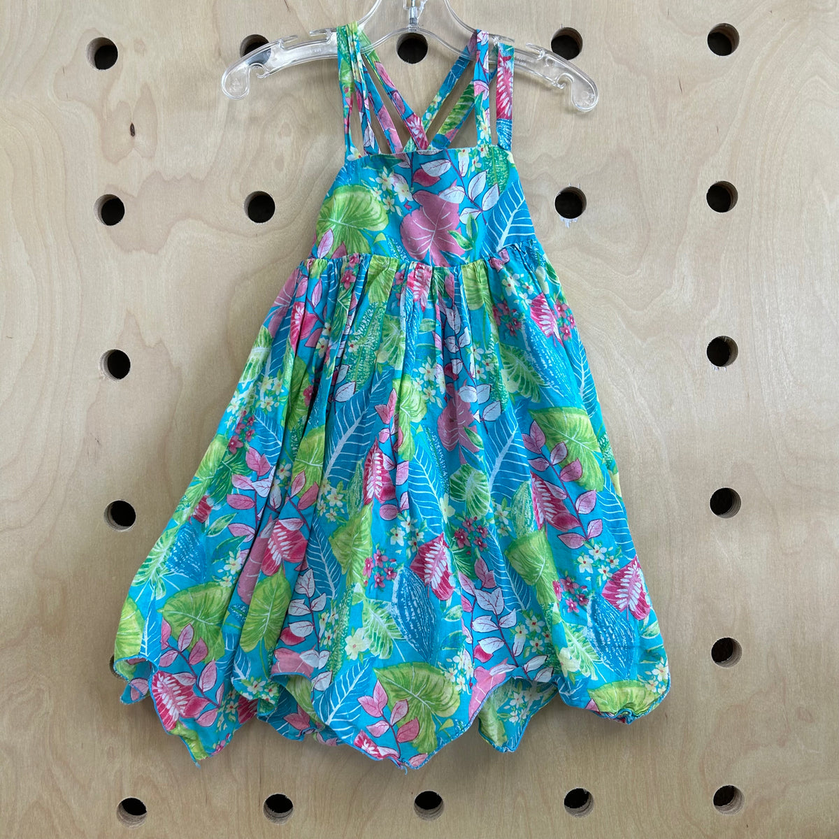 Blue Tropical Dress