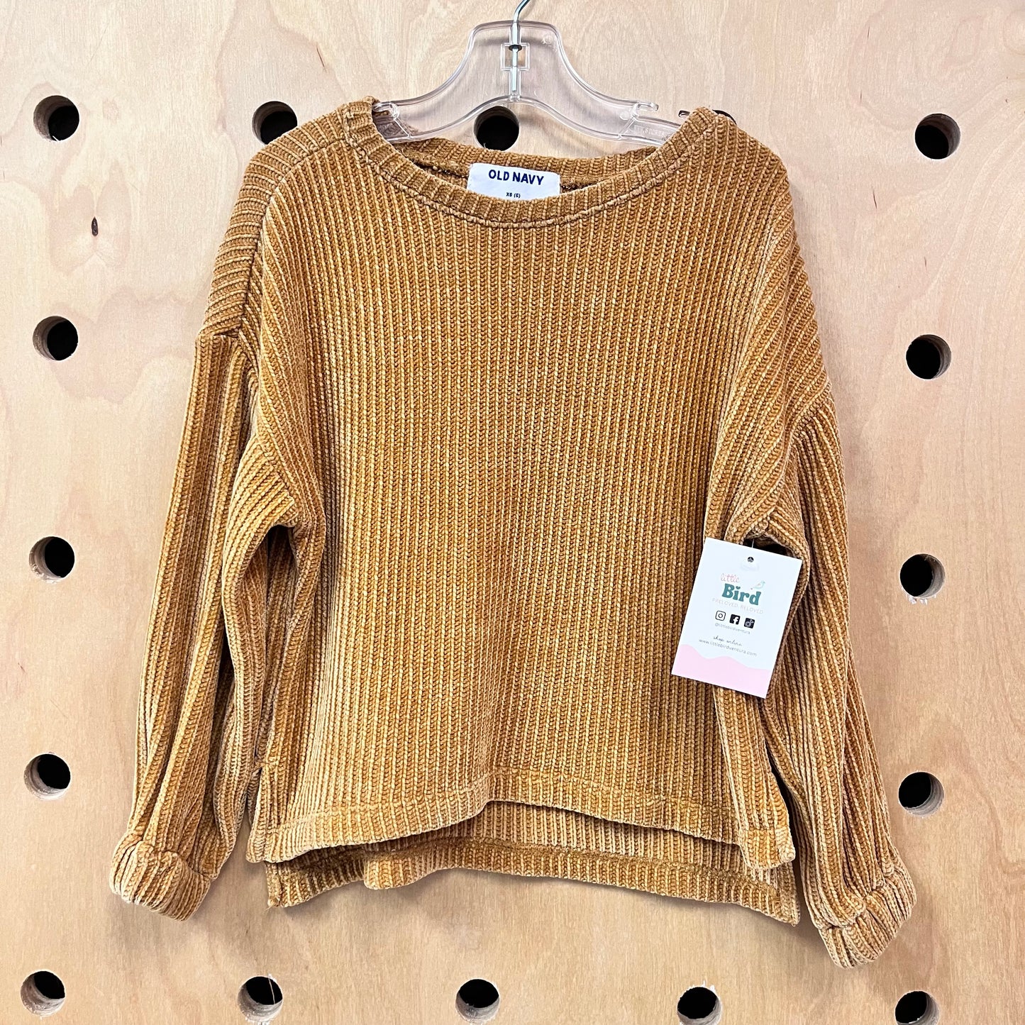 Caramel Soft Ribbed Sweater