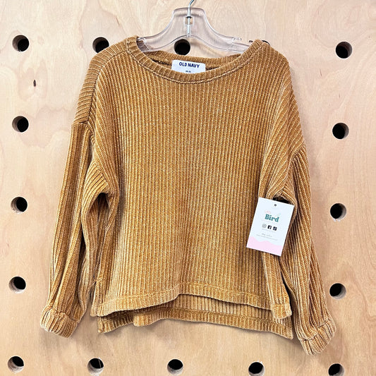 Caramel Soft Ribbed Sweater