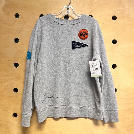 Grey 'Save Our Reefs' Pullover