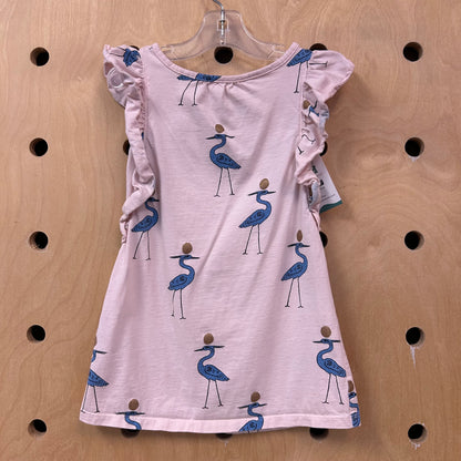 Pink + Gold Glitter Ibis Dress
