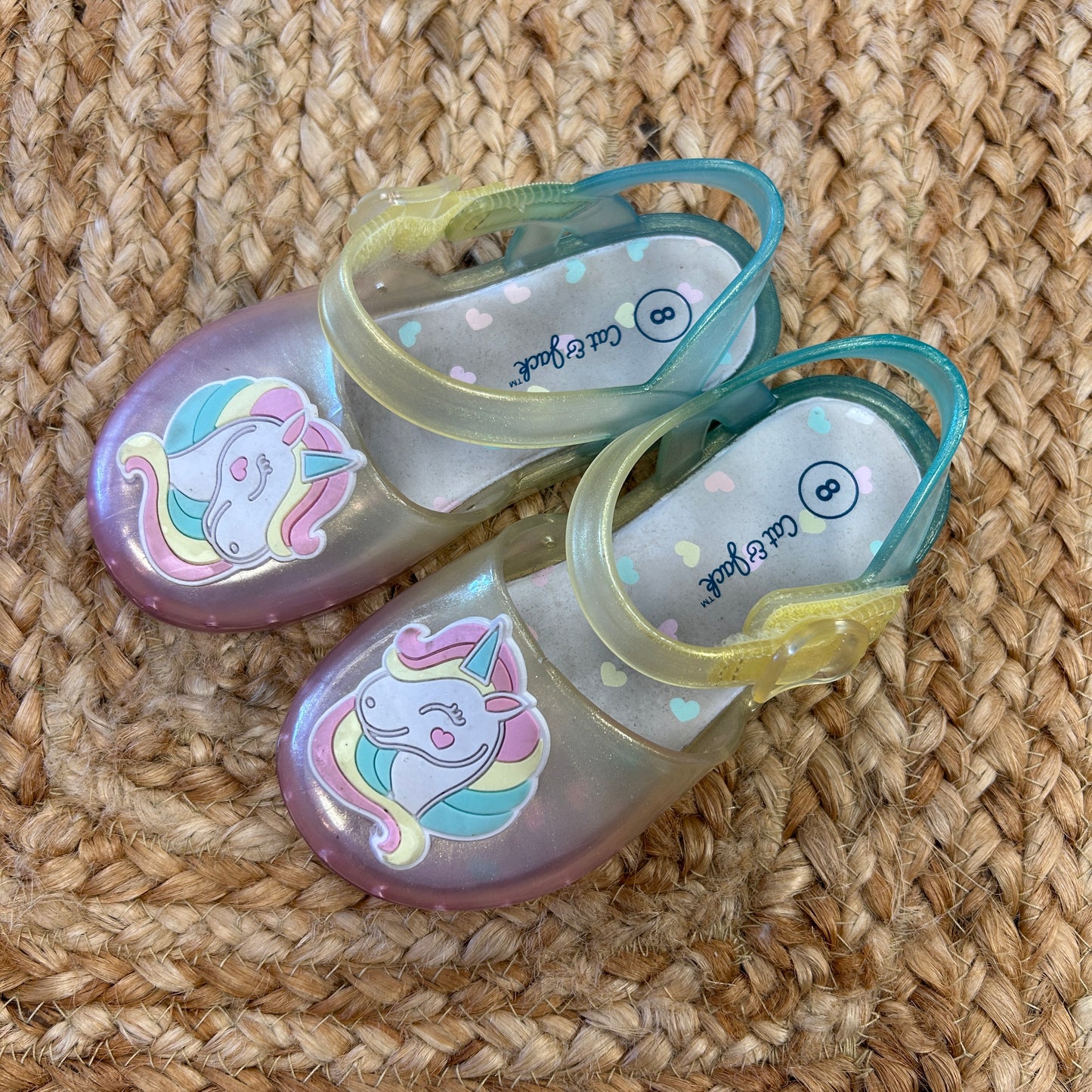 Colorful Unicorn Jelly Shoes
