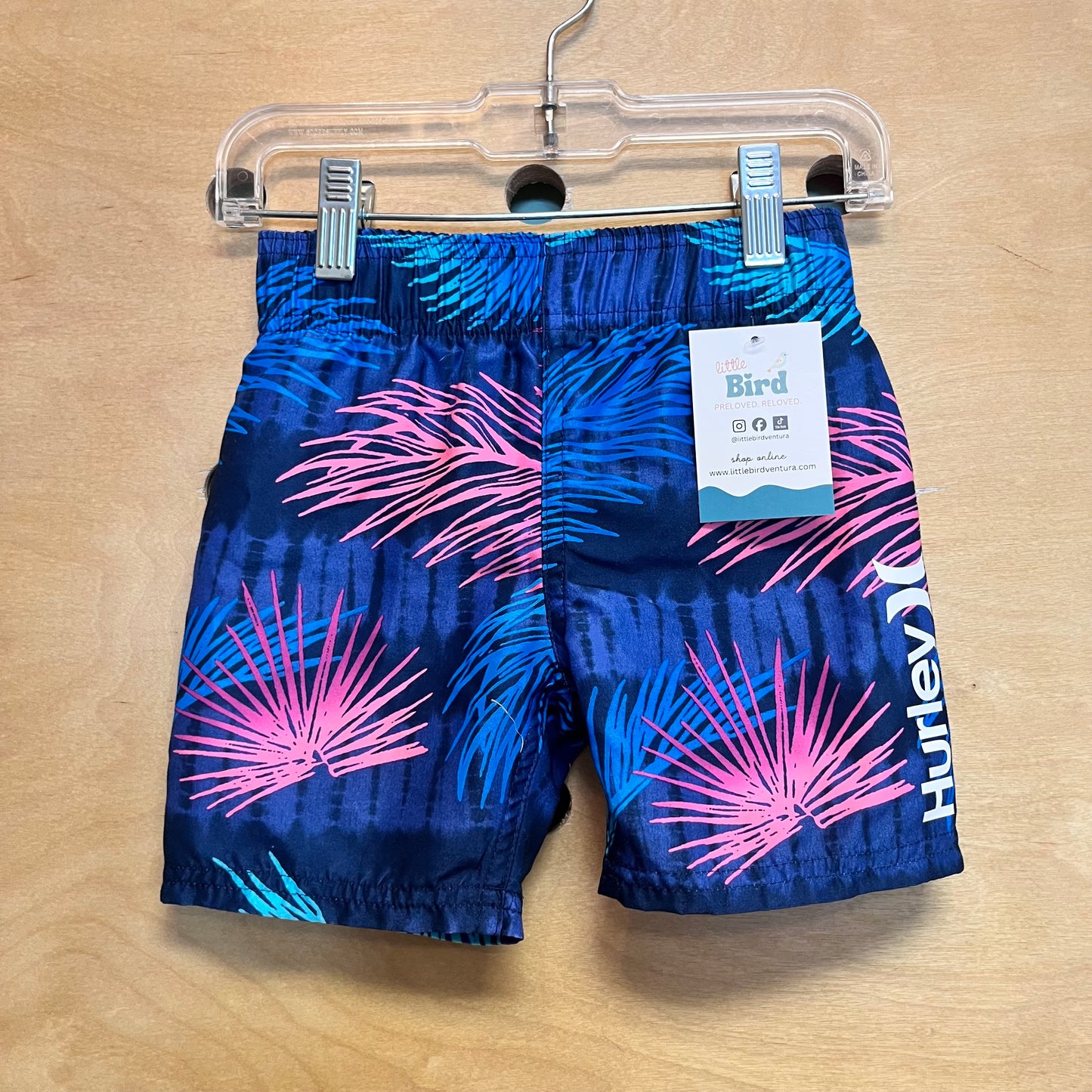 Blue/Pink Palms Swim Shorts