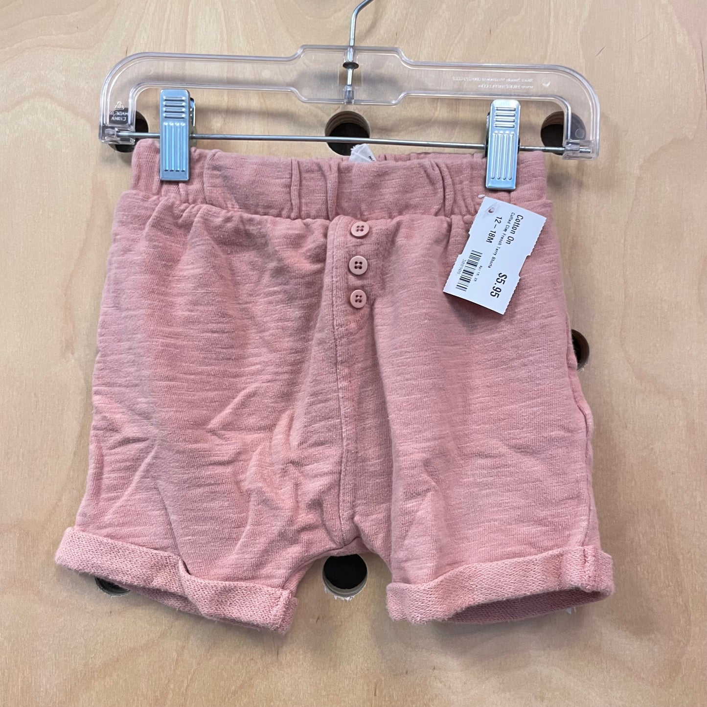 Cuffed Clay French Terry Shorts