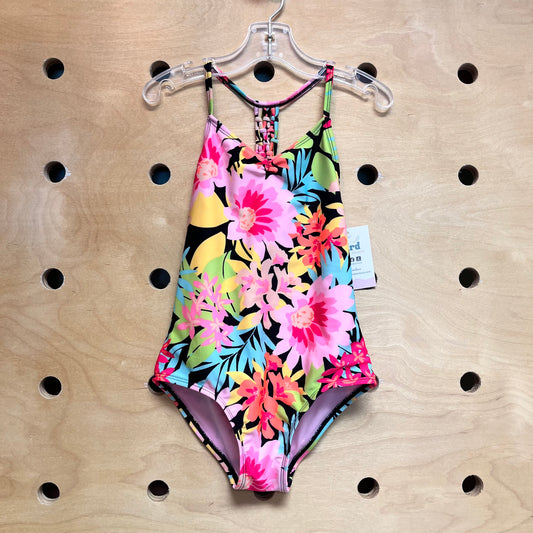 Black Tropical Swimsuit