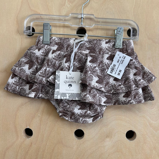 Cream + Brown Pinecone Bloomer Skir NEW!t
