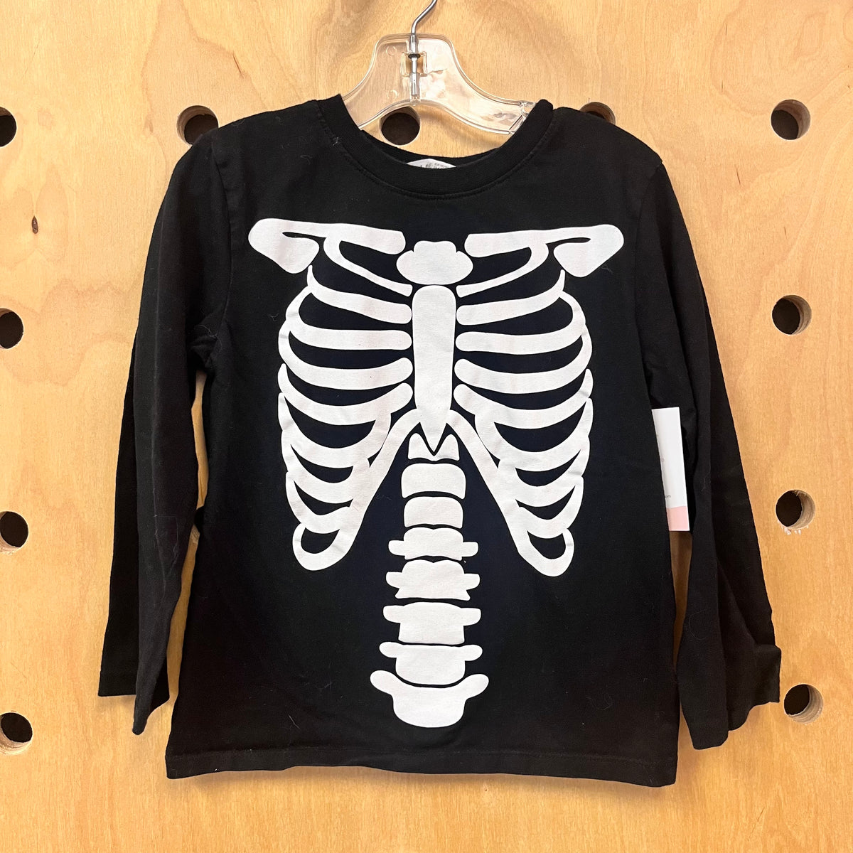 Black Skeleton Bones LS