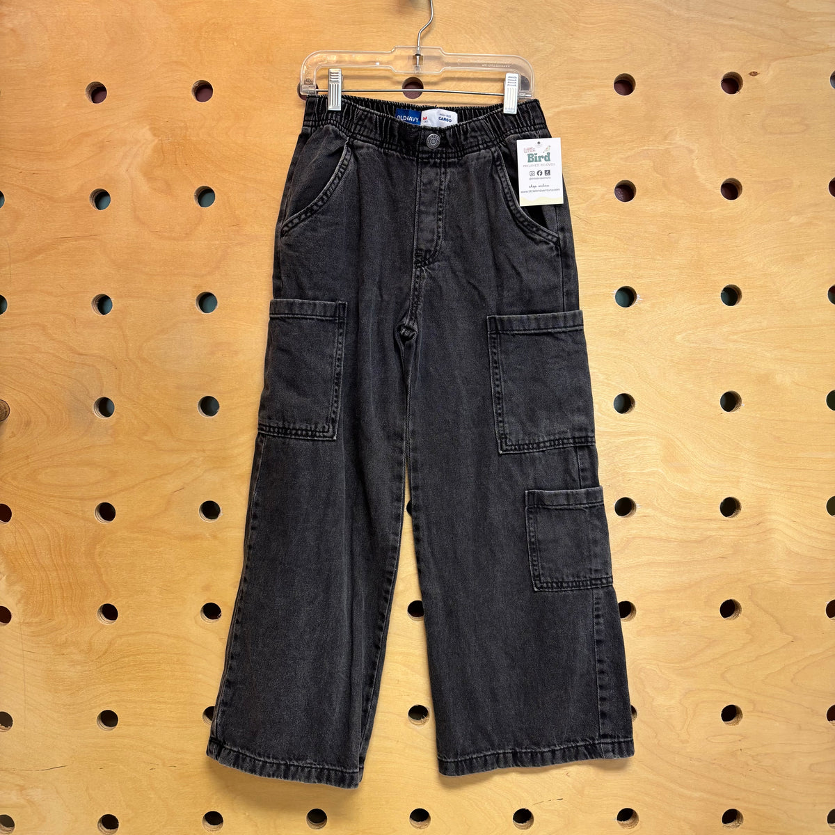 High Rise Cargo Denim