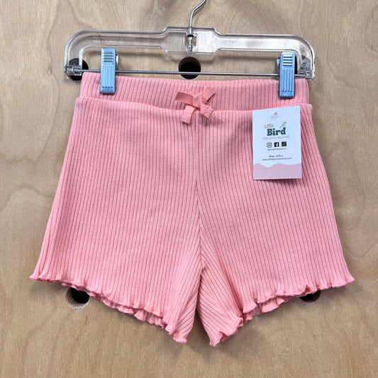 Peach Ribbed Shorts NEW!