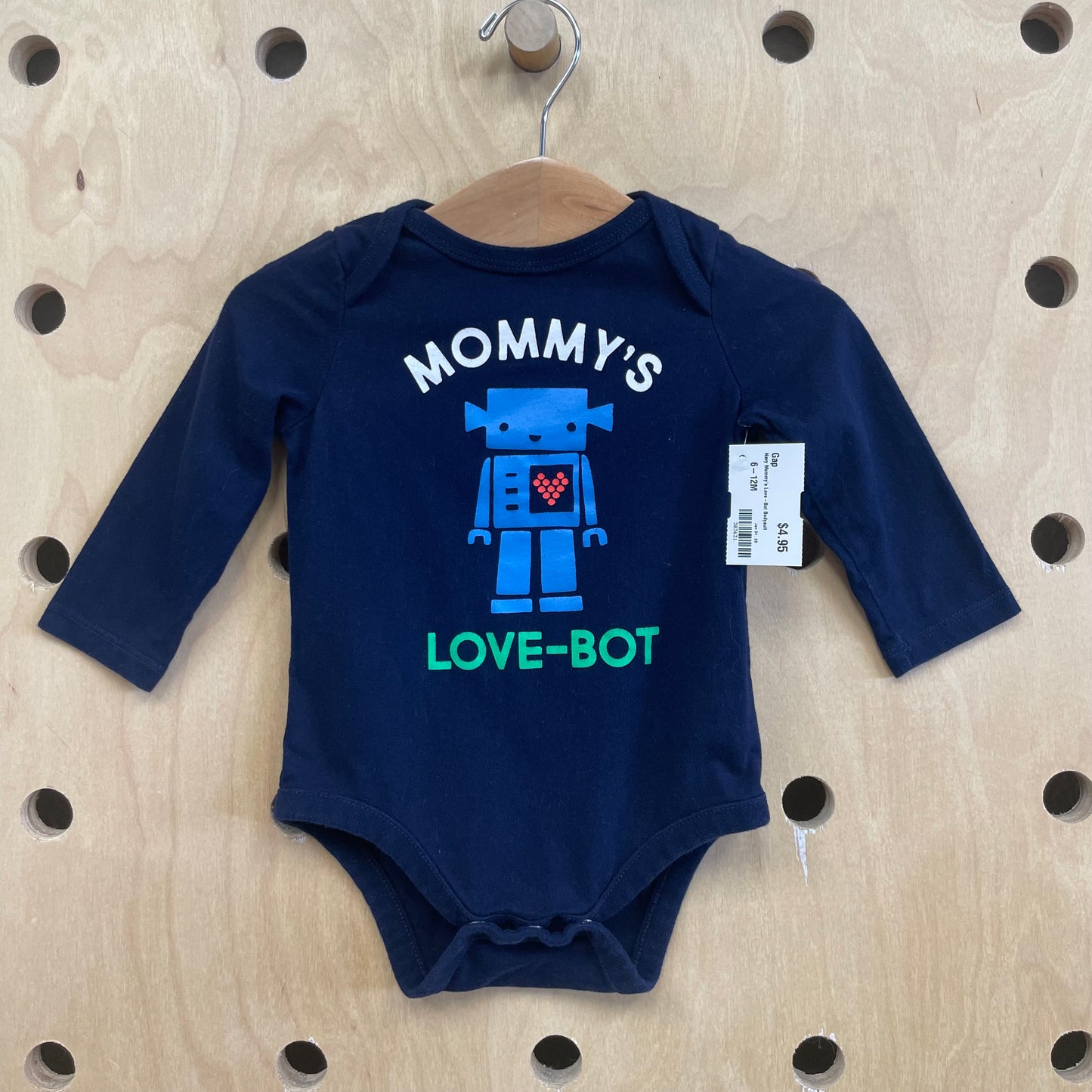 Navy Mommy's Love-Bot Bodysuit