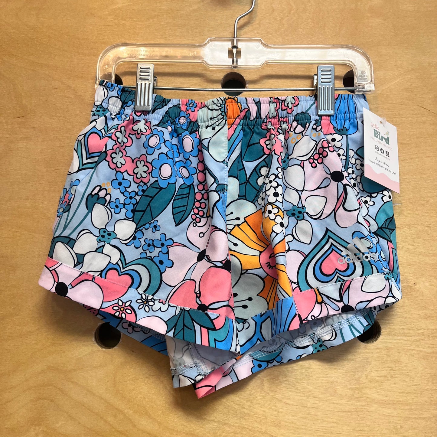 Multicolor Floral Athletic Shorts