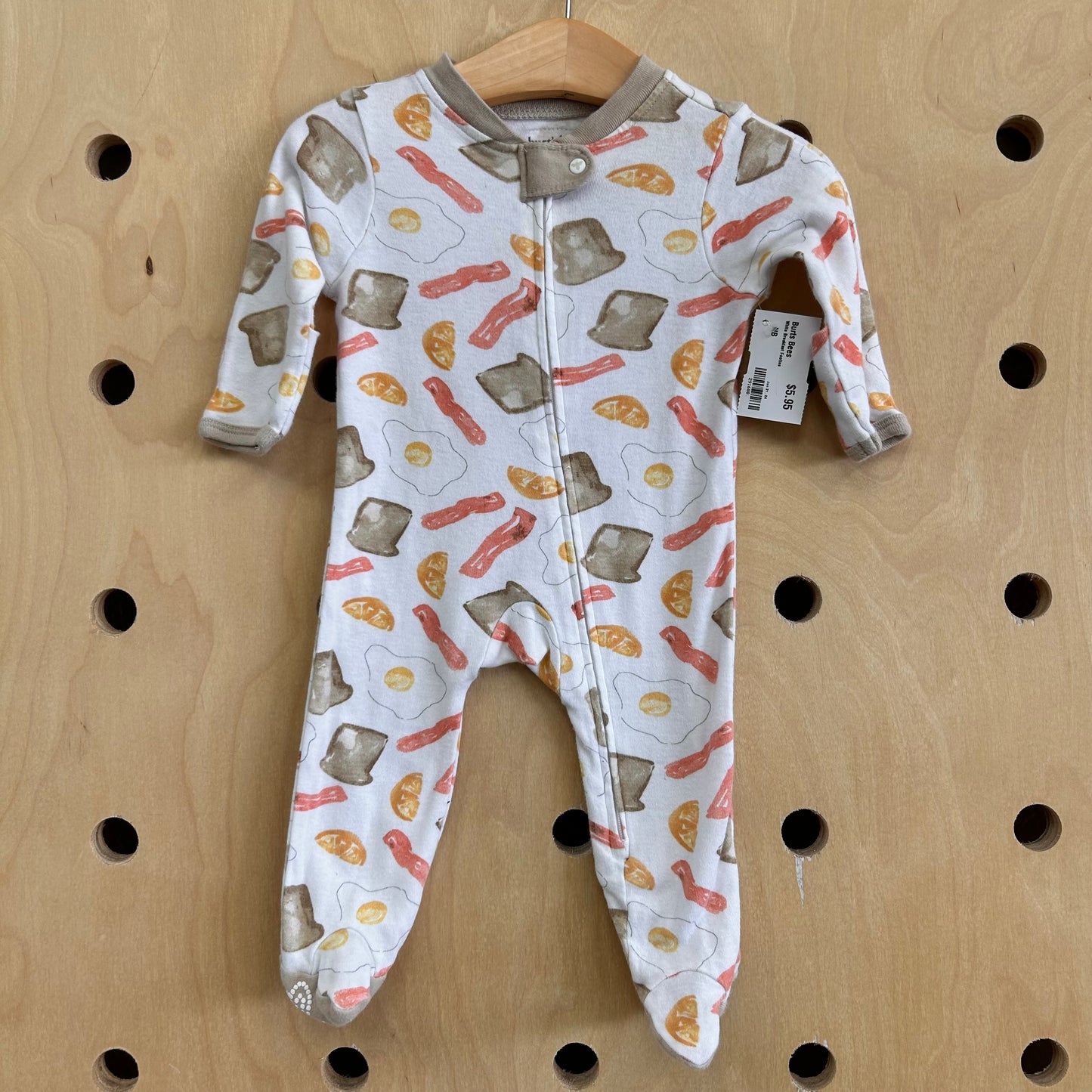 White Breakfast Footies