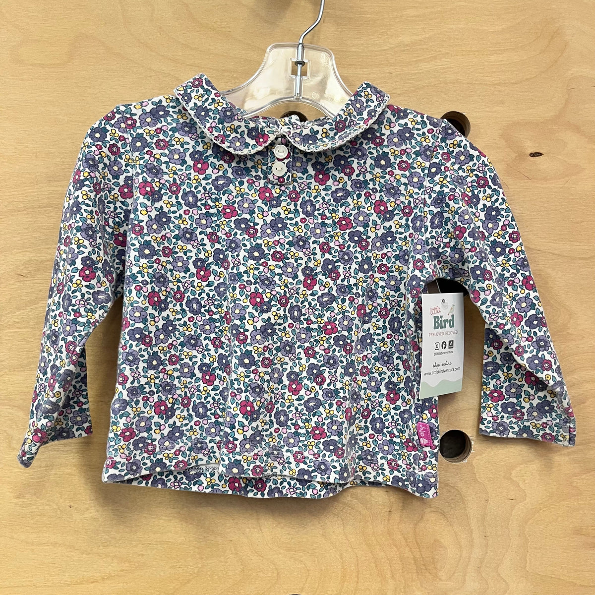 Purple Floral Top