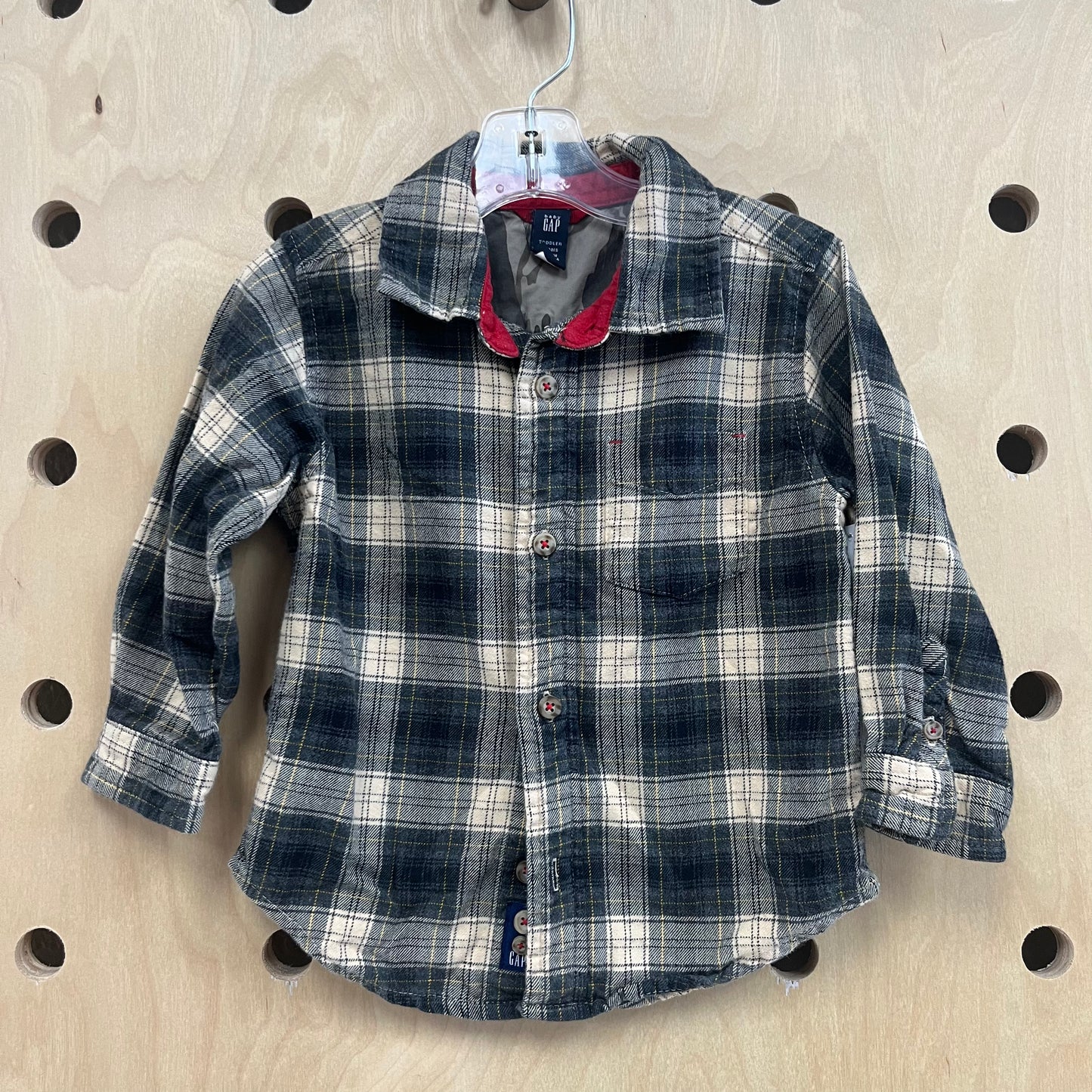 Navy+Cream Flannel