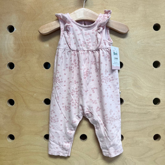 Pink Floral Romper