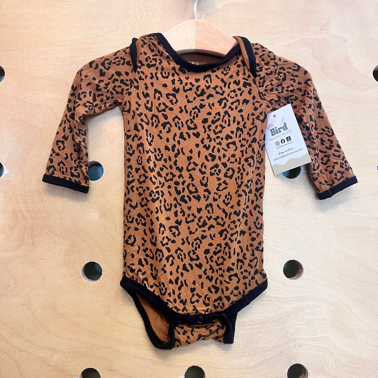 Bamboo Leopard Print Bodysuit