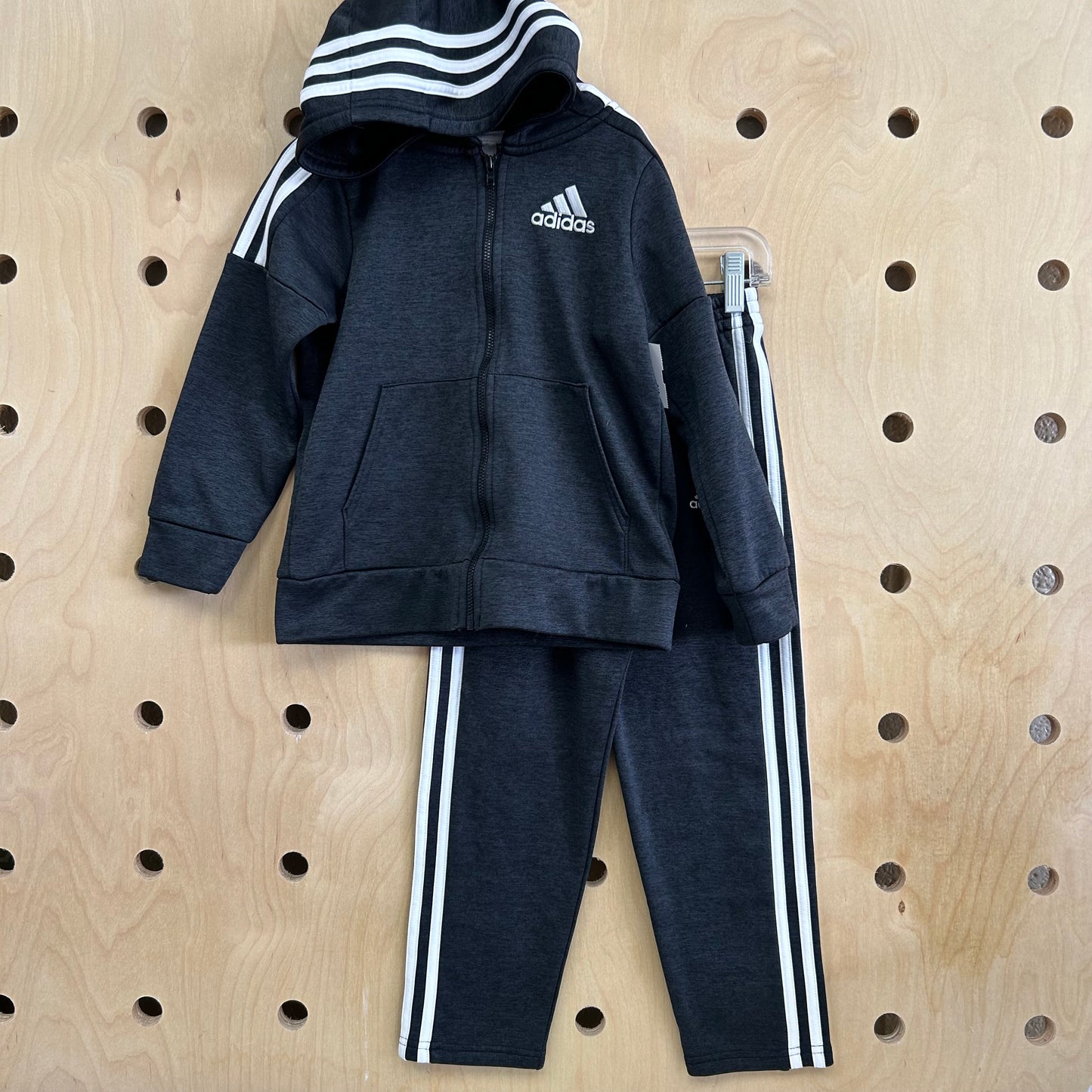 Grey & White Track Suit