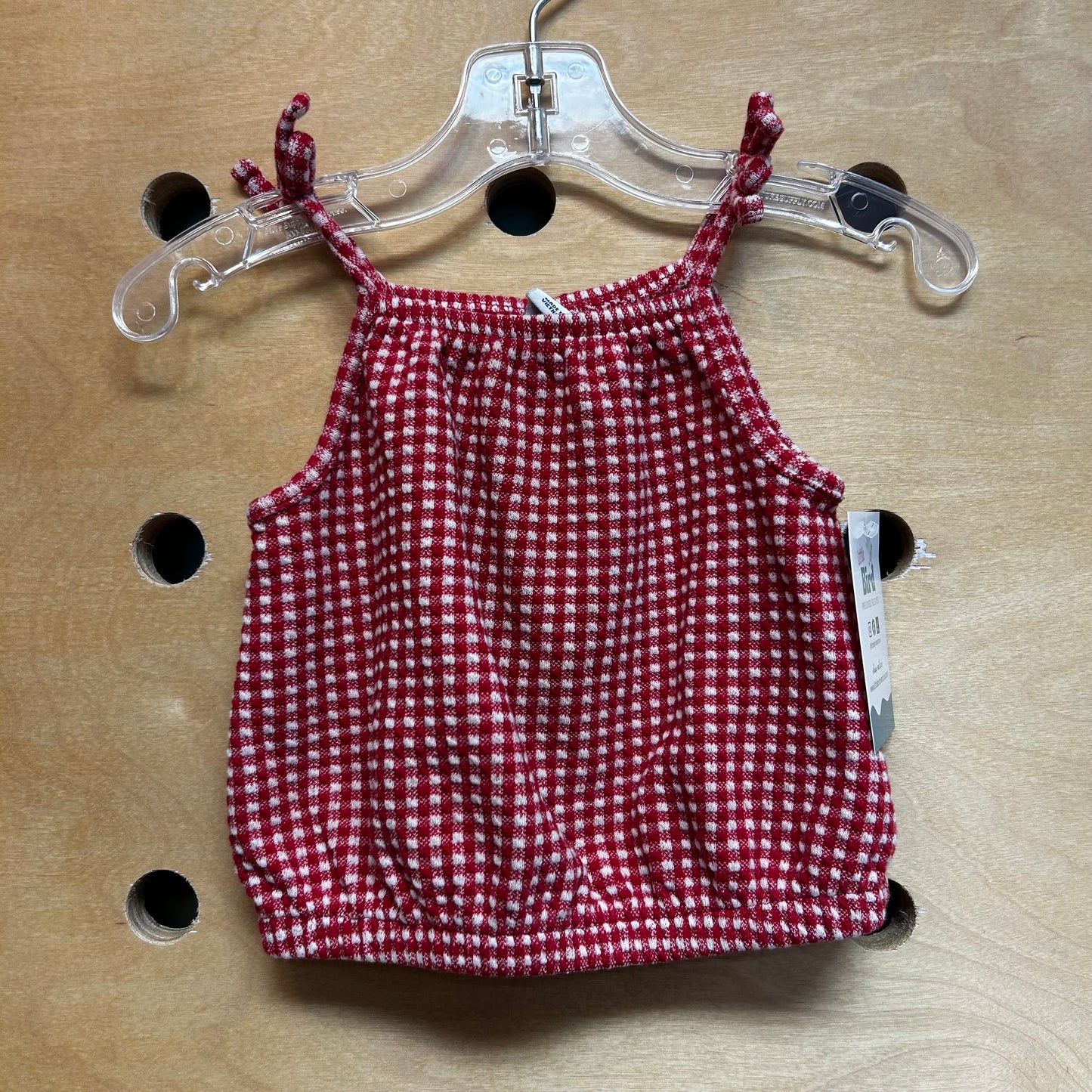 Red/White Gingham Tank