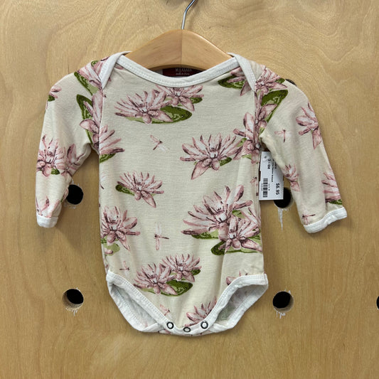 Cream Lotus Bamboo Bodysuit