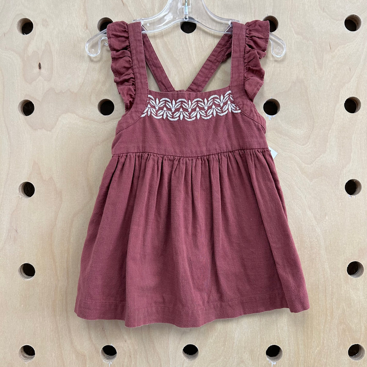 Dusty Rust Embroidered Tank