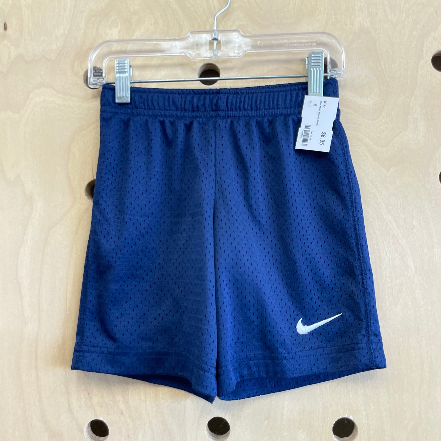 Blue Mesh Athletic Shorts