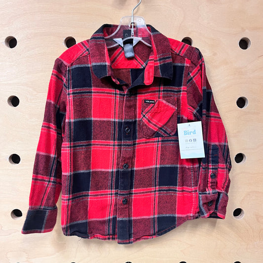 Red/Black Plaid Flannel