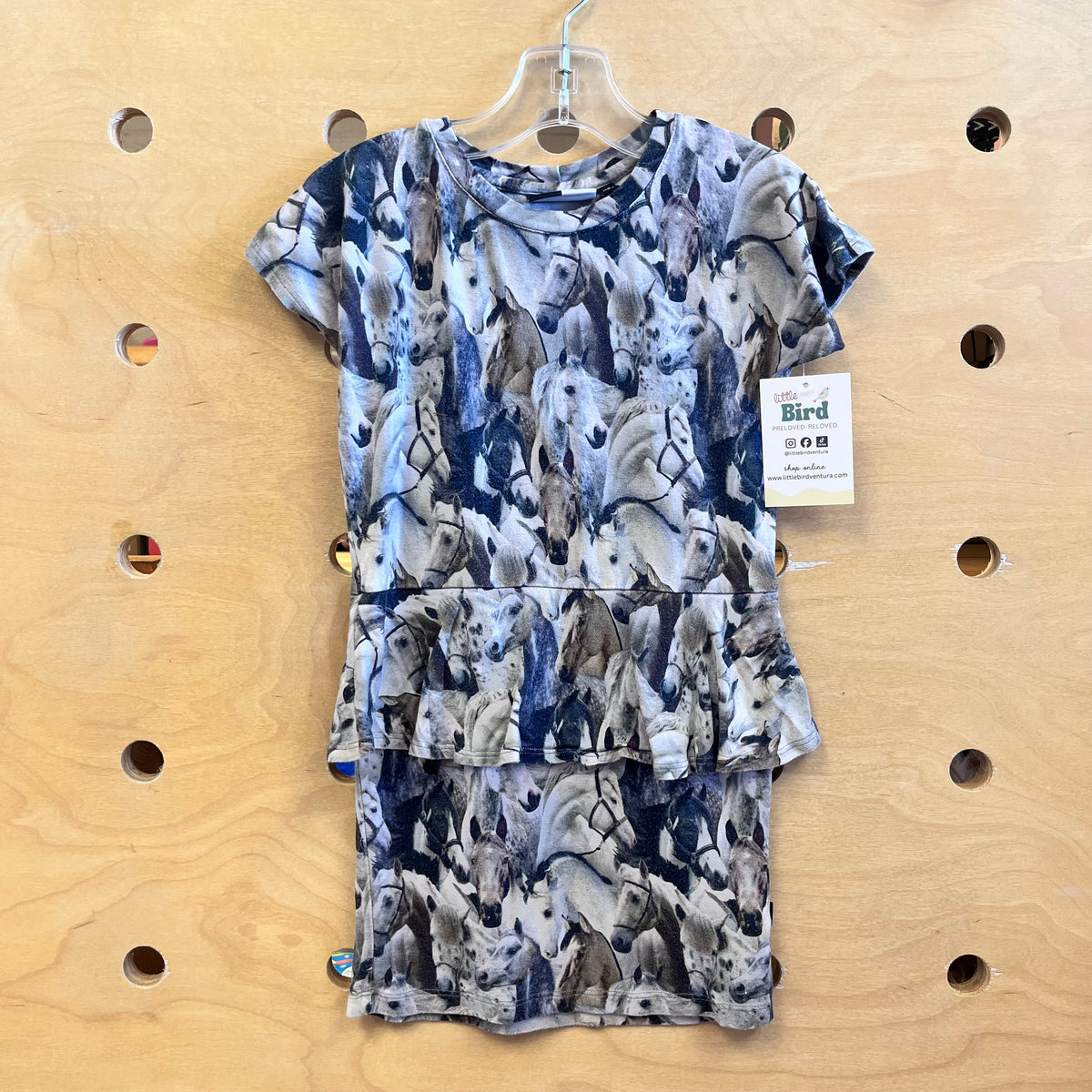 All Over Horse Print Dress