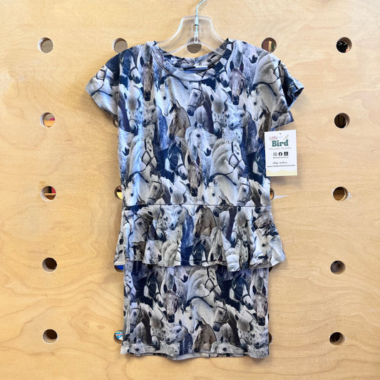 All Over Horse Print Dress