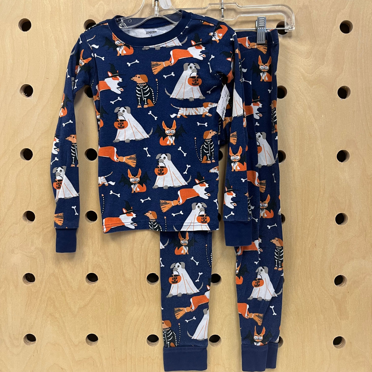 Blue Dog Halloween Pajama Set